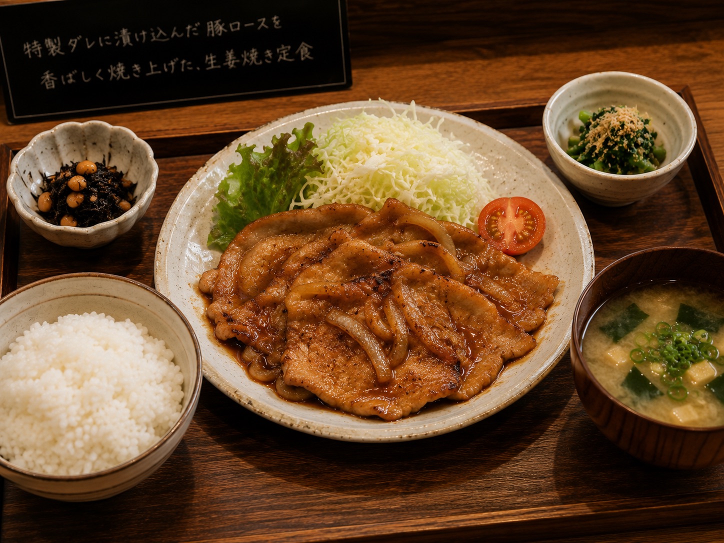 生姜焼き定食